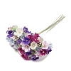 Cloth & Paper & Iron Artificial Mini Flower Bouquet for DIY Crafts FB-CBA59DF-02H-2
