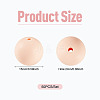 50Pcs Food Grade Eco-Friendly Silicone Beads SIL-TADJ0001-03E-4