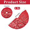 Polyester Christmas Tree Skirt DIY-WH20032-86B-2