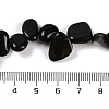 Natural Golden Sheen Obsidian Nuggets Beads Strands G-B125-A01-01-4