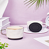 2Pcs PVC Coaster AJEW-LP0006-75A-1