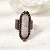 Natural Gemstone Cuff Open Rings GG-CBAB410-01-5