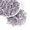 Transparent Spray Painted Glass Seed Beads SEED-L011-10A-20-1
