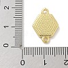 Brass Pave Shell Connector Charms KK-M300-10G-03-3