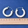 304 Stainless Steel Hoop Earrings for Women EJEW-A125-32S-5