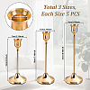 3Pcs 3 Styles Metal Candle Holder Sets DIY-WA0001-37EB-2