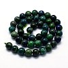 Natural Chrysocolla and Lapis Lazuli Beads Strands X-G-I199-37-4mm-2