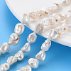 Natural Keshi Pearl Beads Strands PEAR-S021-072-4