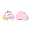 Opaque Resin Cabochons CRES-P023-01C-2