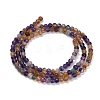 Natural Purple Fluorite Beads Strands GG-CBA753B-A01-3mm-4