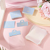 100Pcs Folding Flower Printed Paper Display Header Cards CDIS-TA0001-46D-6