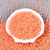 6/0 Transparent Inside Colours Glass Seed Beads SEED-N008-08R-2