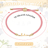 1Pc Adjustable Nylon Cord Slider Bracelets for Women BJEW-LP0001-32F-03-2