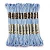 10 Skeins 6-Ply Polyester Embroidery Floss OCOR-K006-A70-1