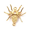 Rack Plating Brass Micro Pave Cubic Zirconia Connector Charms KK-F833-05G-3