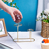 Alloy Crystal Ball Holders ODIS-WH0106-18G-3