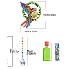Parrot DIY Diamond Painting Pendant Decoration Kits PW-WGA9A94-01-1
