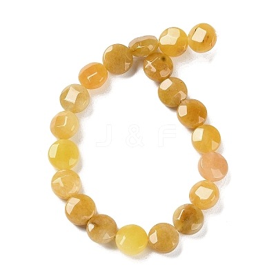 Natural Topaz Jade Beads Strands G-K357-B05-01-1
