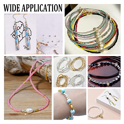 300Pcs 5 Style Brass Beads KK-PH0005-64-1