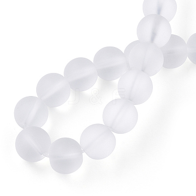 Transparent Glass Beads Strands GLAA-T032-T10mm-MD13-1