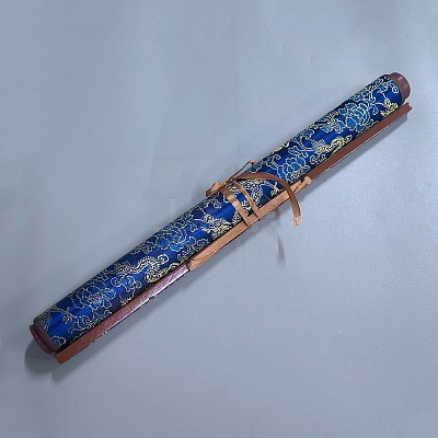Non-woven Fabric with Plastic with Polyester with Iron Chinese Calligraphy Brush Water Writing Magic Cloth AJEW-WH0609-472B-1