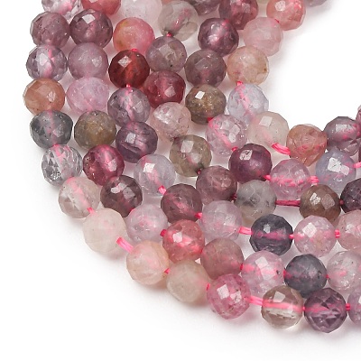 Natural Multicolor Spinel Beads Strands GG-CBAA8F4-B08-4mm-A-1