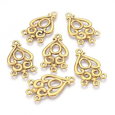 Alloy Teardrop Chandelier Component Links PALLOY-EA9733Y-AG-1