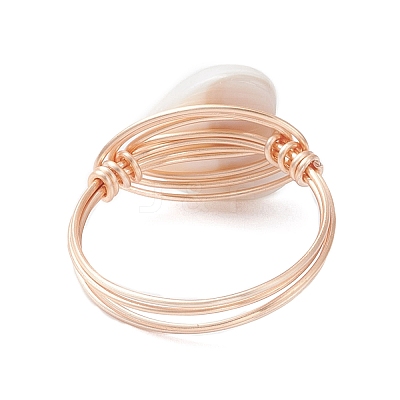 Natural Shell Finger Rings RJEW-TA00227-02-1