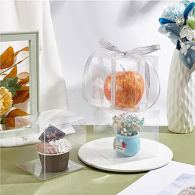 Foldable Transparent PET Box CON-WH0074-72E-1