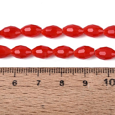 Opaque Solid Color Glass Beads Strands GLAA-N071-01A-C04-1