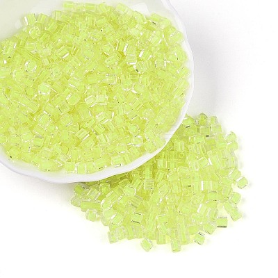 Transparent Inside Colours Glass Seed Beads SEED-T007-11J-1