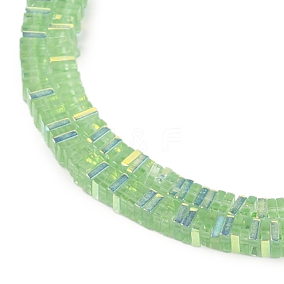 Electroplate Glass Beads Strands GLAA-B023-01A-10-1