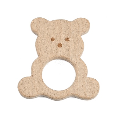 Natural Beech Wooden Baby Teething Toys WOOD-U003-14-1