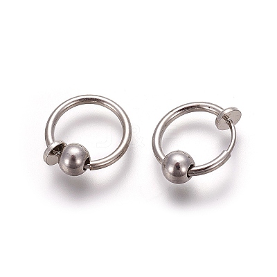 Electroplate Brass Retractable Clip-on Earrings X-EJEW-L221-02I-1