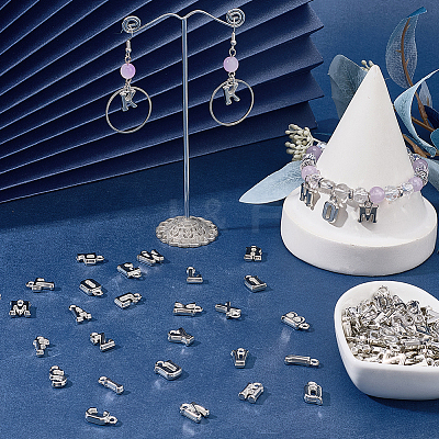 300Pcs Electroplated Plastic Charms KY-SC0002-61S-1