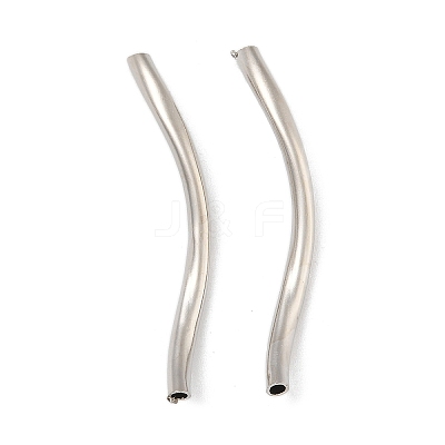 Brass Twist Tube Beads KK-B120-02D-P-1