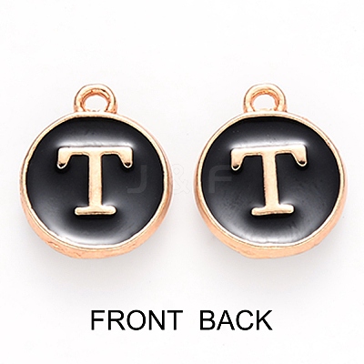 Golden Plated Alloy Charms ENAM-SZ0001-25B-T-1