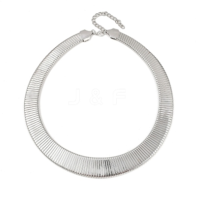 Alloy Wide Choker Necklaces for Women LS-NJEW-C090-01P-1