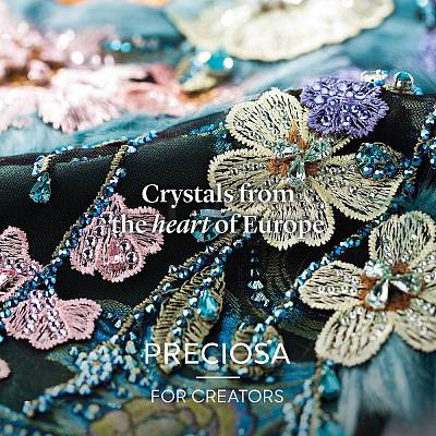 Preciosa® Crystal Hotfix Flatback Stones Y-PRC-HSS12-20320-1