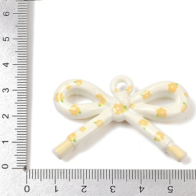 Opaque Printed Acrylic Pendants MACR-I040-01J-1