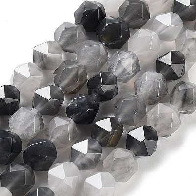 Natural Cloudy Quartz Beads Strands G-G030-A05-02-1