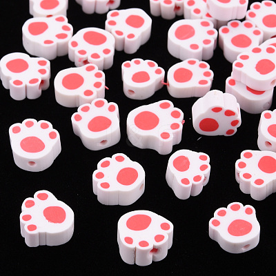 Handmade Polymer Clay Beads X-CLAY-N011-008B-1