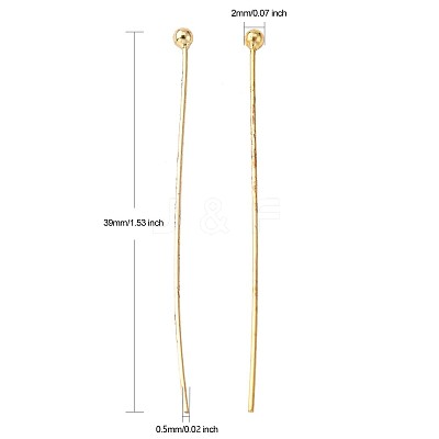 Brass Ball Head pins KK-L137-15G-NR-1