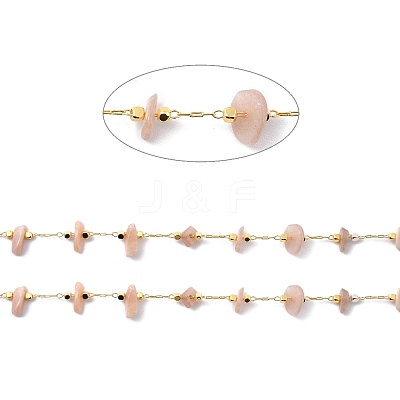 Handmade Beaded Chain CHC-D027-01G-04-1