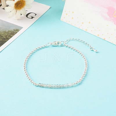 Natural Labradorite Beaded Bracelets BJEW-JB06384-10-1
