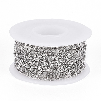 Tarnish Resistant 304 Stainless Steel Cable Chains CHS-I003-V01-A-P-1