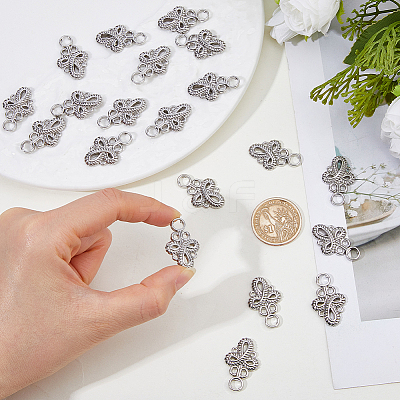 20Pcs Knot Zinc Alloy Adjustable Jean Button Pins FIND-FH0017-91P-1