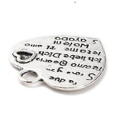 Tibetan Style Alloy Pendant Cabochon Settings PALLOY-P293-026AS-1