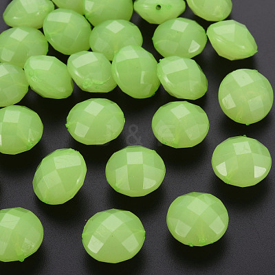 Imitation Jelly Acrylic Beads MACR-S373-94-E06-1