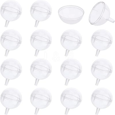 Plastic Chocolate Holder Case Flower Support AJEW-WH0261-42-1